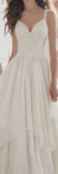 Salmon Pink Wedding Dress - Picture 5 of 5